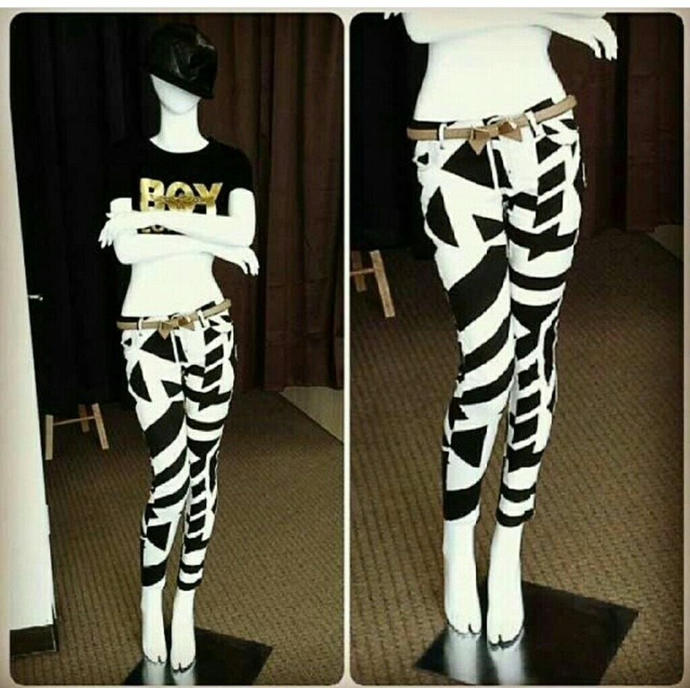 Aztec Print skinny Jean